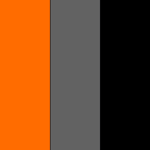 orange grey black