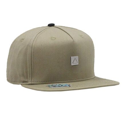 stamped formless hat olive front2