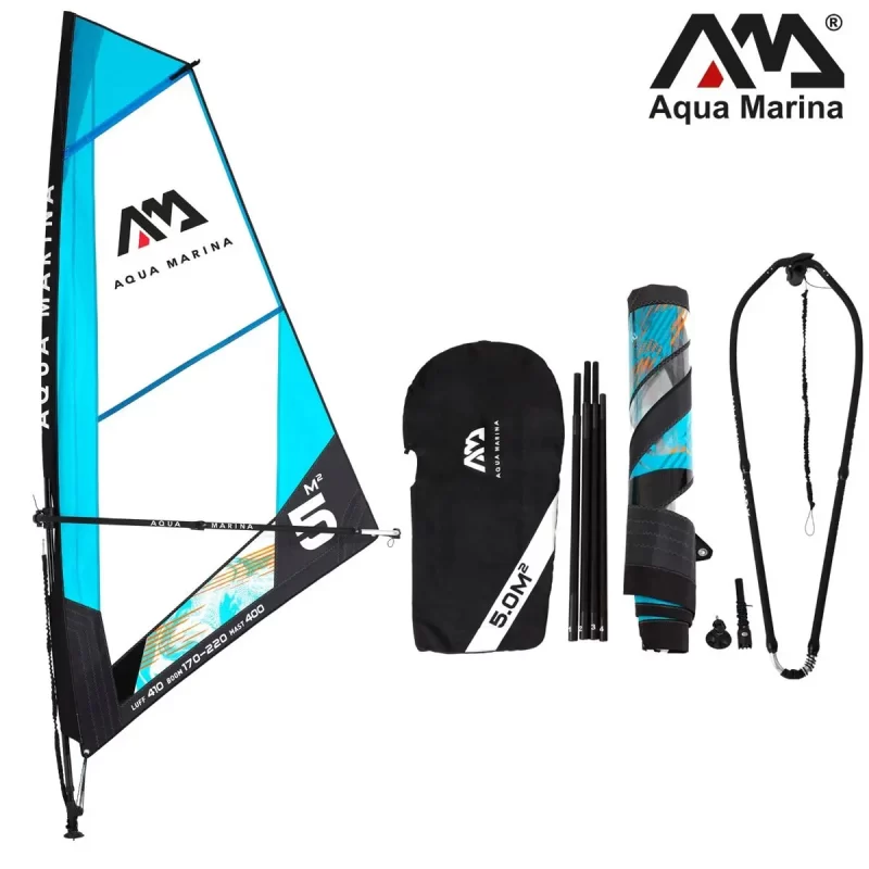 w22166 17 aquamarina sup blade sailrig action set