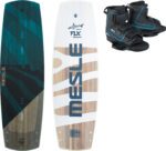 41082537 61 mesle wakeboard flx 143 cm cable park stabiles pro flex board obstacles mit fuse bindung holzkern blau
