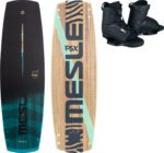 41083847 61 mesle wakeboard psx 141cm blau schwarz holz set core bindung